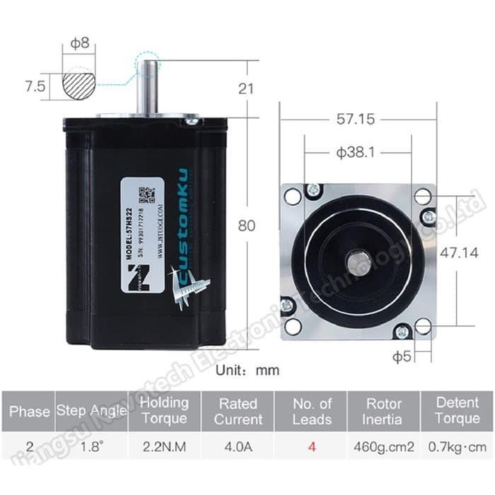STEPPER MOTOR NEMA 23