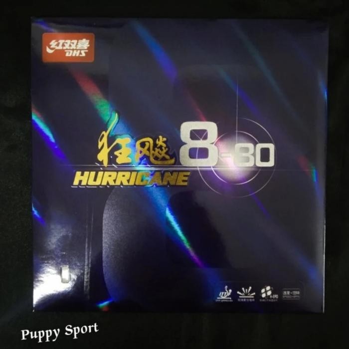 Karet Bet Pingpong DHS Hurricane 8-80