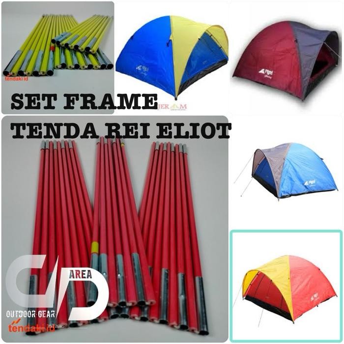 rangka tenda rei eliot 4 p bingkai tenda fiber frame tenda