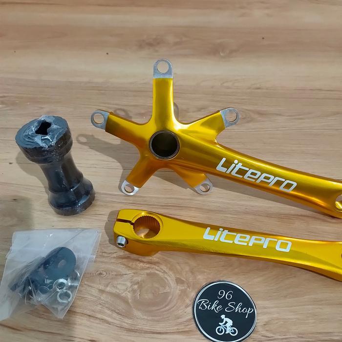 Baru Crank Arm Litepro Ht2 Emas