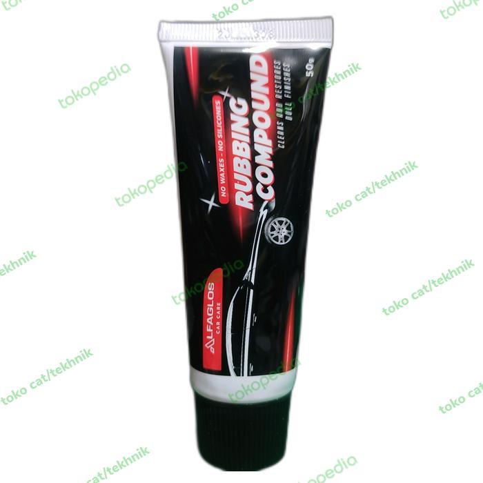 NEW compound/kompon putih /rubbing alfaglos - alfa car care 50gr - ALF