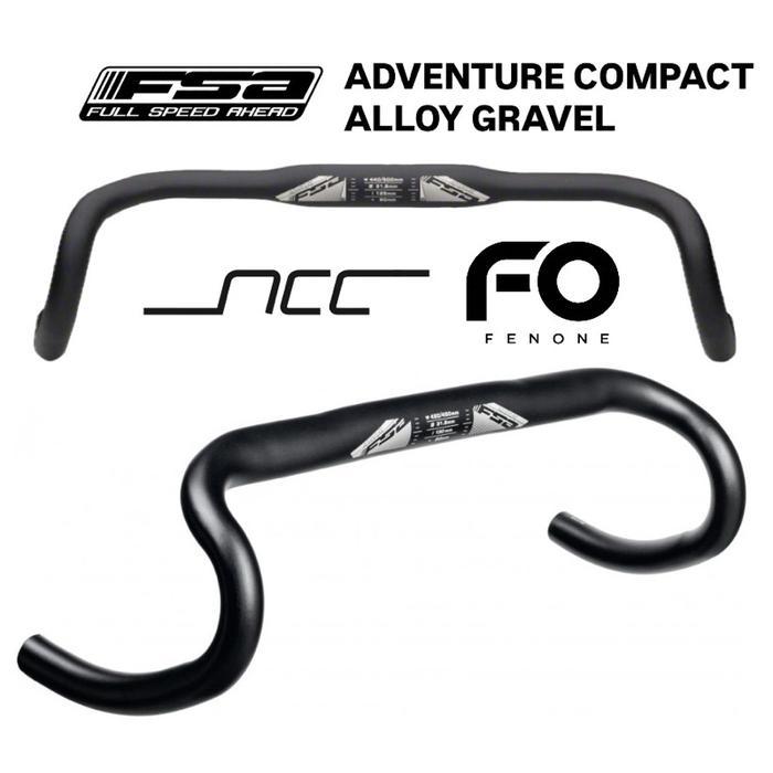 FSA ADVENTURE COMPACT ALLOY GRAVEL HANDLEBAR DROPBAR FSA 420/480MM