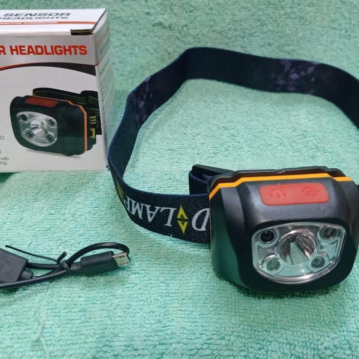 SENSOR HEADLIGHTS Lampu Senter Kepala