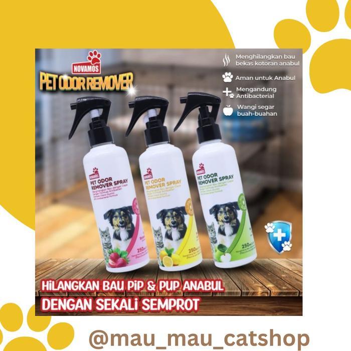 Promo Pet Odor Remover Spray Novamos 250Ml Terlaris