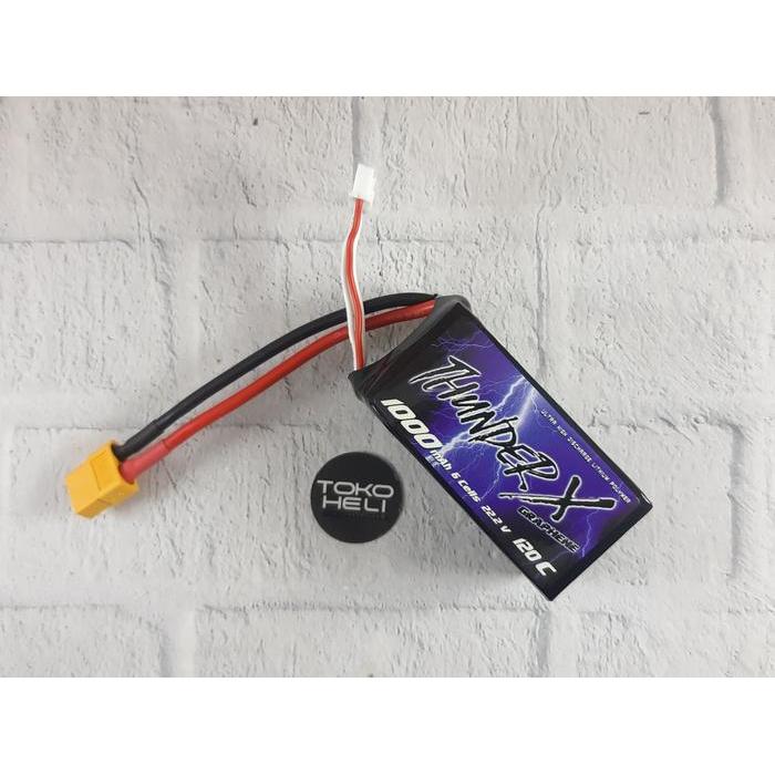 ThunderX 120C 1000mah 22.2V 6S Lipo Battery XT60