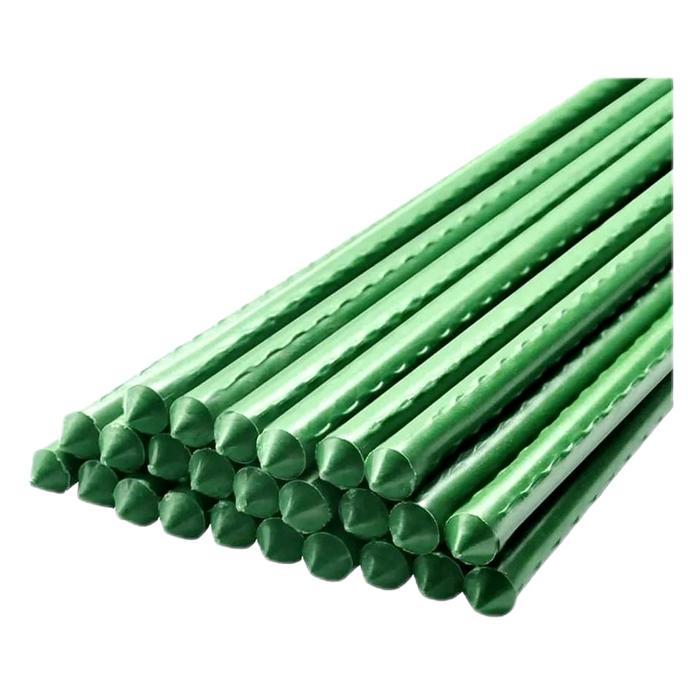 Tiang Penyangga Tanaman Hias Modern 180cm Hijau Plastik Alami Bambu Besi Ajir 11mm x 1800mm Kedap