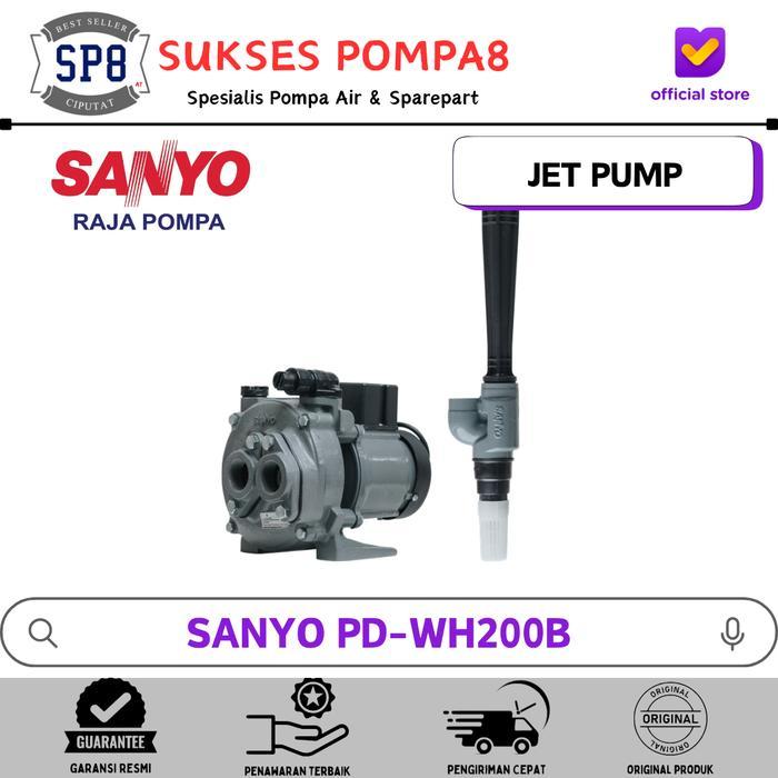 Pompa Air Sanyo Pdwh200B Non Otomatis / Pompa Air Jet Pump Terbaru 