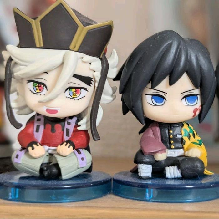 HOT SALE FIGURE DOMA & GIYU TOMIOKA DEMON SLAYER ORIGINAL BANDAI GASHAPON SUWARASETAI TERMURAH