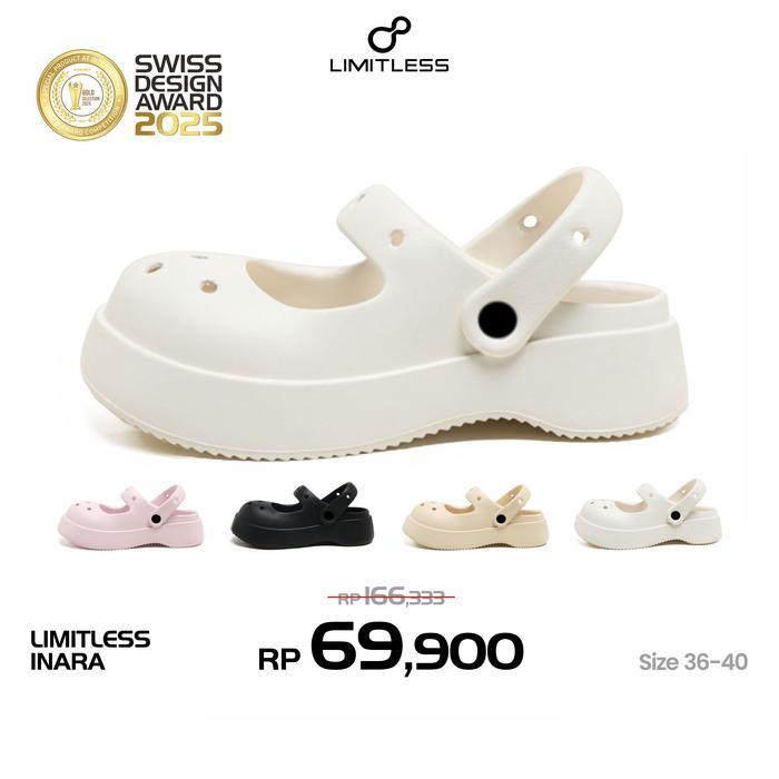 LIMITLESS SANDAL SLOP ANAK CEWEK MANIS TERBARU 2024 INARA SANDAL ANAK PEREMPUAN SELOP EMPUK EVA TALI