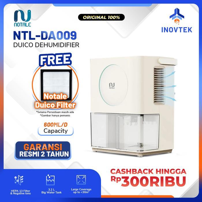 Notale Duico Dehumidifier With Air Purifier Penyerap Lembab Kelembapan Dan Pembersih Ruangan - NOTAL