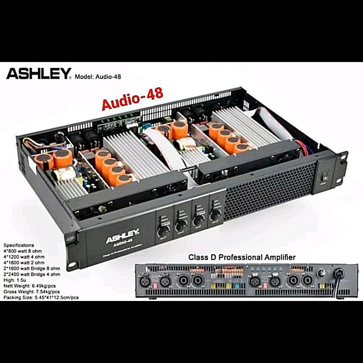 Power Amplifier Ashley Audio 48 Class D Original