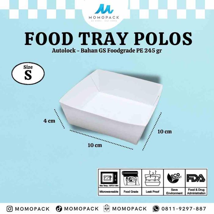 Paper Tray / Food Tray Size S