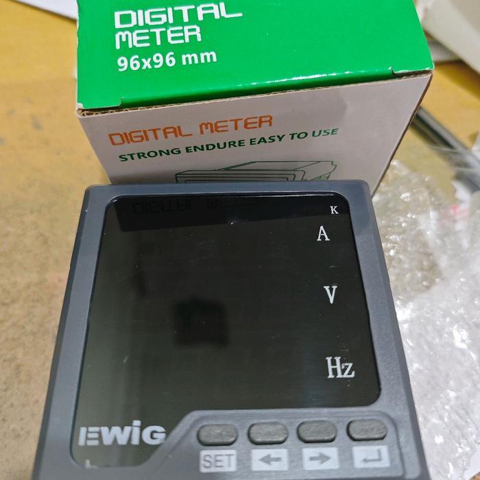 Multi Meter Digital Ewig Volt Hertz Ampere Meter 220V Ac Class 0.5 Ste96