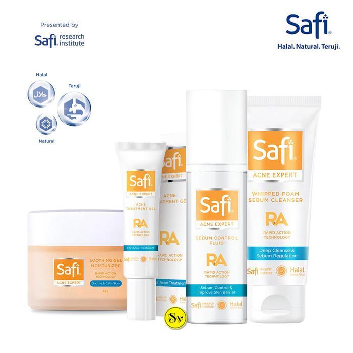 Baru Paket Safi Acne Expert Complete Skincare - Paket Skincare Lengkap Kulit Berjerawat