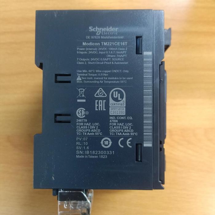 PLC CONTROLLER M221 MODICON TM221CE16T SCHNEIDER