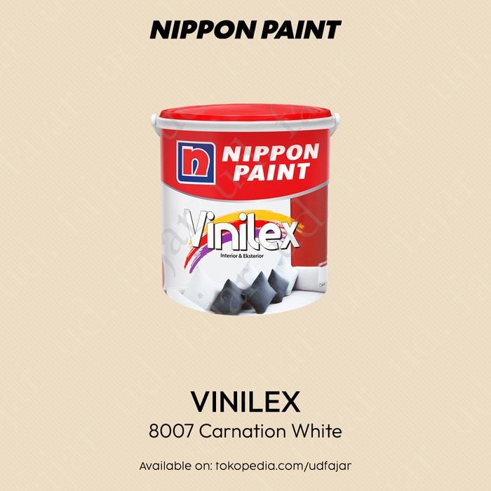Promo Nippon Paint - Vinilex - Cat Tembok - 8007 Carnation White