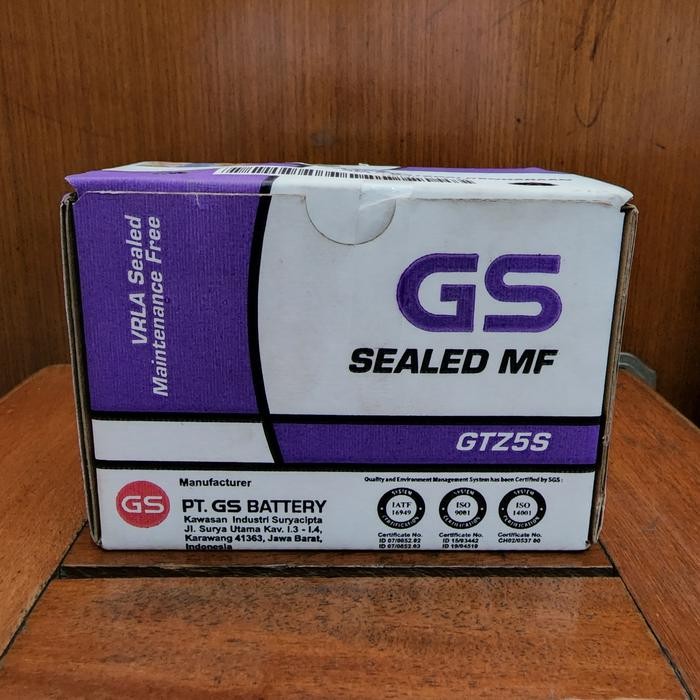 Aki Motor Gs Astra Mf Gtz5S Vario Beat Mio Soul Gt