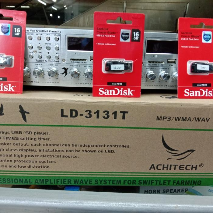 PAKET AMPLI WALET LAD LD 3131 T DENGAN SUARA WALET