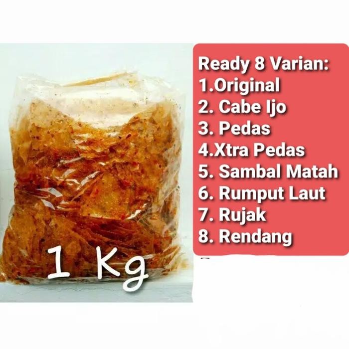 

KRIPIK KACA 1 KG BUMBU ALAMI