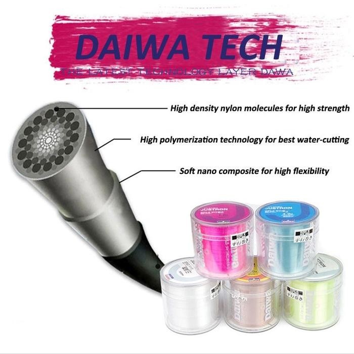 senar daiwa justron 500Meter