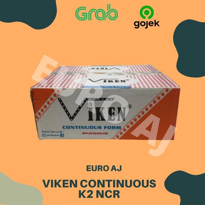 

NEW PRODUK VIKEN CONTINUOUS FORM 2 PLY NCR KHUSUS GOJEK/GRAB WARUNG ARA67