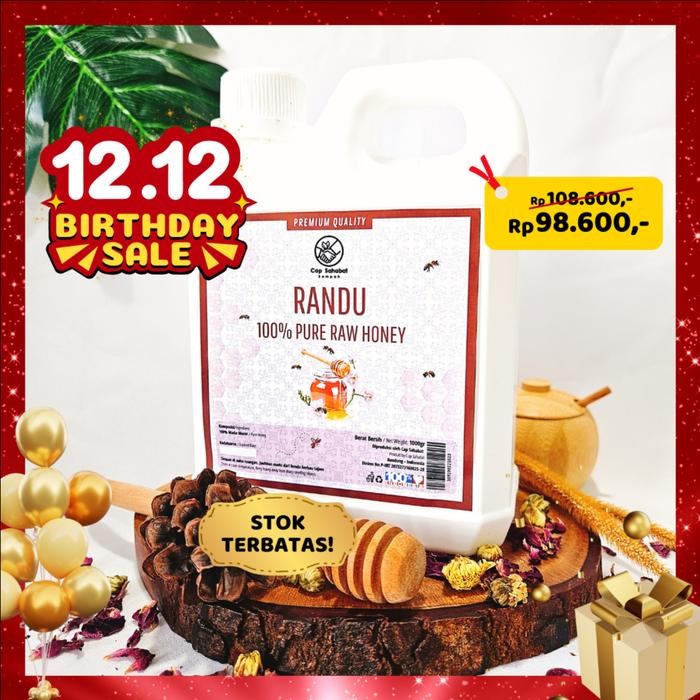 

Premium 1kg Madu Hutan Murni Asli / Natural Pure Raw Honey / Variant Nektar