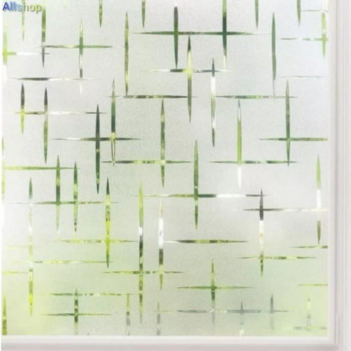 

Stiker kaca glitter bermotif 3082