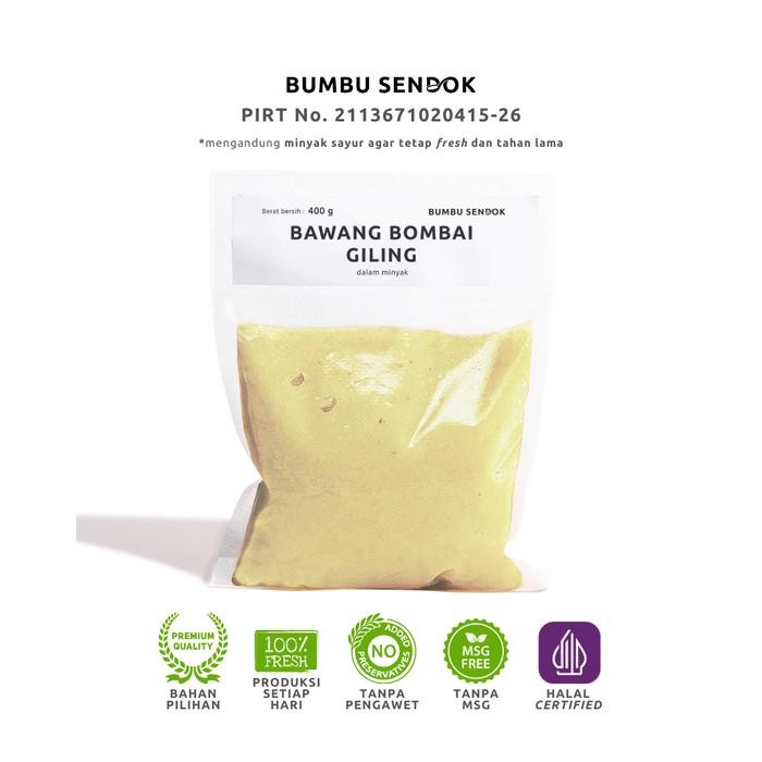 

Pilihan- Bumbu Sendok Refill Bawang Bombai Giling Dalam Minyak / Onion Paste
