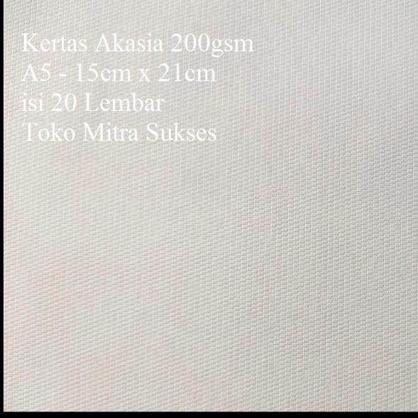 

Pilihan- Kertas Akasia 200Gsm A5 Isi 50 Lembar