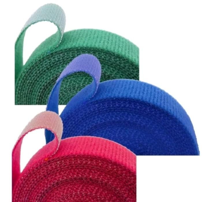 

Perekat Strap Cable Roll 12 Mm X 25 Meter Nylon Strap Perekat Dan Pengikat Serbaguna Premium Quality