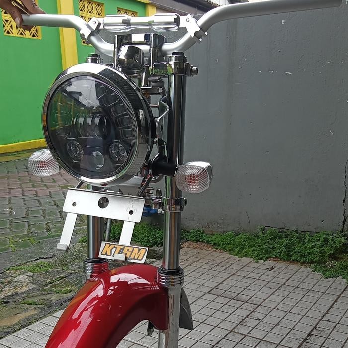 Sok Shok Shock Depan Ninja Set Lampu Depan Daymaker Fullset Pnp