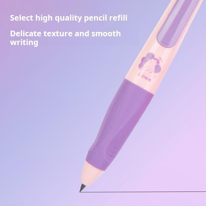 

Set Pensil Mekanik Deli Ungu-Orange SH151 dengan Penghapus yang Bisa Diganti - HB 2.0-90mm - 2