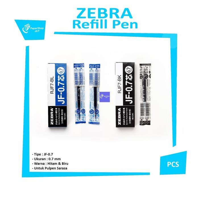 

ZEBRA SARASA Refill Pena JF 0.7 - Pcs