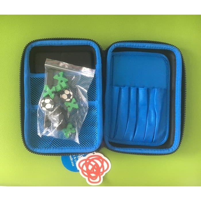 

SMIGGLE MID BLUE HARDTOP XO PENCIL CASE