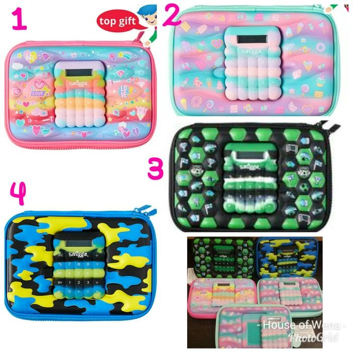 

SMIGGLE CALCULATOR BLEND HARDTOP PENCIL CASE - TEMPAT PENSIL SMIGGLE