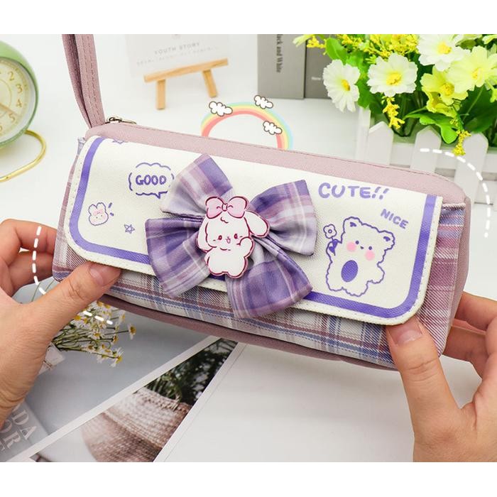 

TEMPAT PENSIL PEN LUCU PENCIL CASE KOREA BERKAPASITAS BESAR CS16