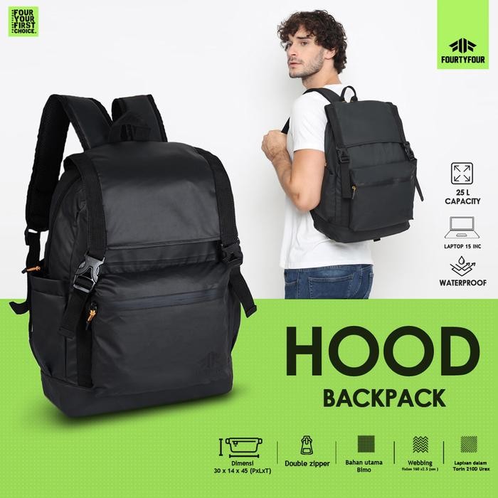 Fosil - Hood - Tas Ransel Waterproof Pria Premium Foutyfour - Backpack Laptop Waterproof Pria Wanita