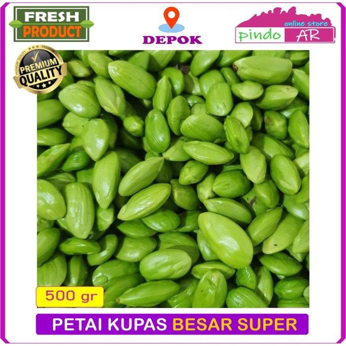 

Pilihan- Petai Kupas Segar Dan Besar/ Pete Super Pilihan Vacuum 500Gram