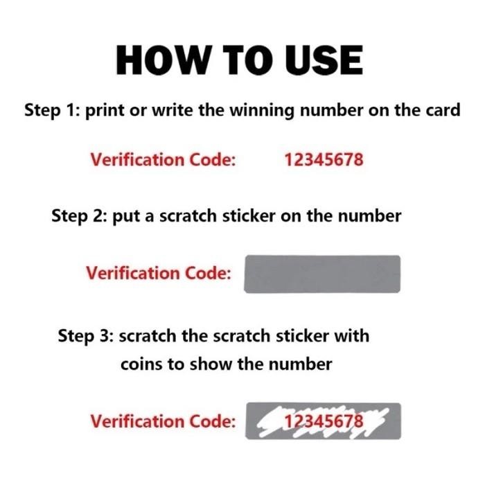 

NEW PRODUK SCRATCH LABEL GOSOK 2X2 CM MAWAR-89