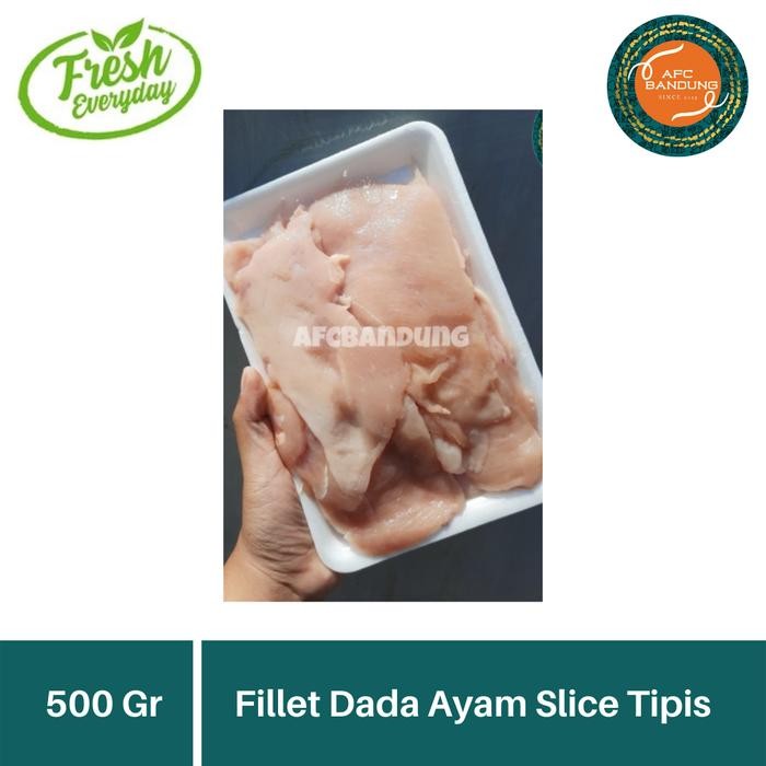 

Pilihan- Daging Fillet Dada Ayam Slice Tipis 500Gr Daging Ayam Slice 500 Gr