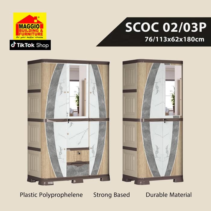 Pilihan- Lemari Pakaian Plastik - Lemari Pakaian Plastik 3 Pintu - Lemari Plastik 2 Pintu -