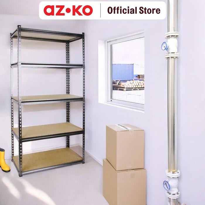 TACTIX RAK BESI 5 TINGKAT - SILVER