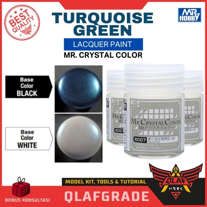 

Mr Crystal Color TURQUOISE GREEN XC07 XC 07 cat gundam airbrush