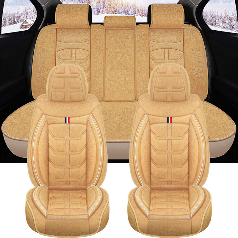 Winter Plush Warm Car Seat Covers Plush For Chevrolet Onix Sail Sonic