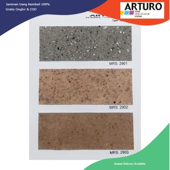 Terbaik Arturo Type Mars Klg 1Kg Cat Texture Tone Tekstur Dinding Tembok Flakes Multicolor Kemasan