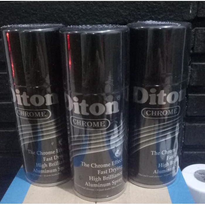 Pilihan- Pilok Pilox Cat Semprot Diton Warna Chrome 150 Ml (Kecil)