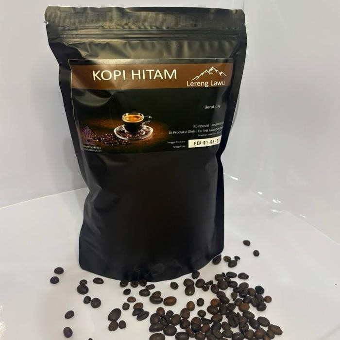 

ASLI Kopi bubuk hitam robusta 1 kg lereng lawu READY STOCK