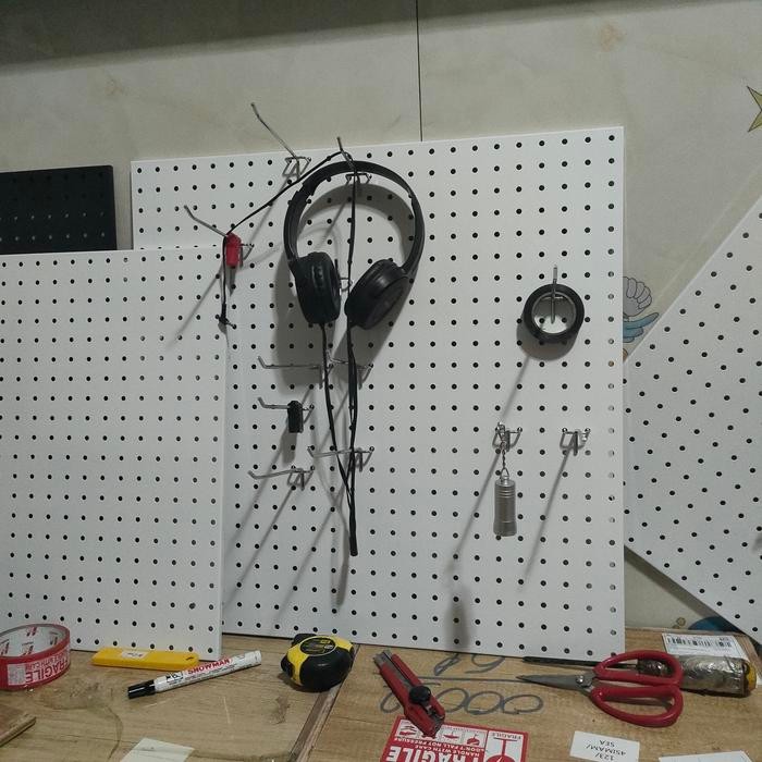 

OJ papan pegboard besi