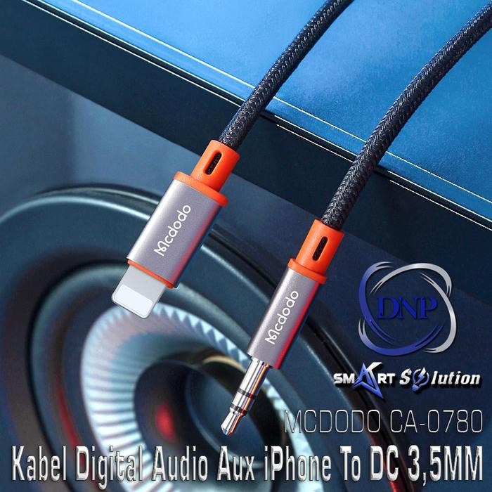 Pilihan- Mcdodo Ca-0780 Kabel Aux Iphone To Dc 3.5Mm Premium Audio Stereo
