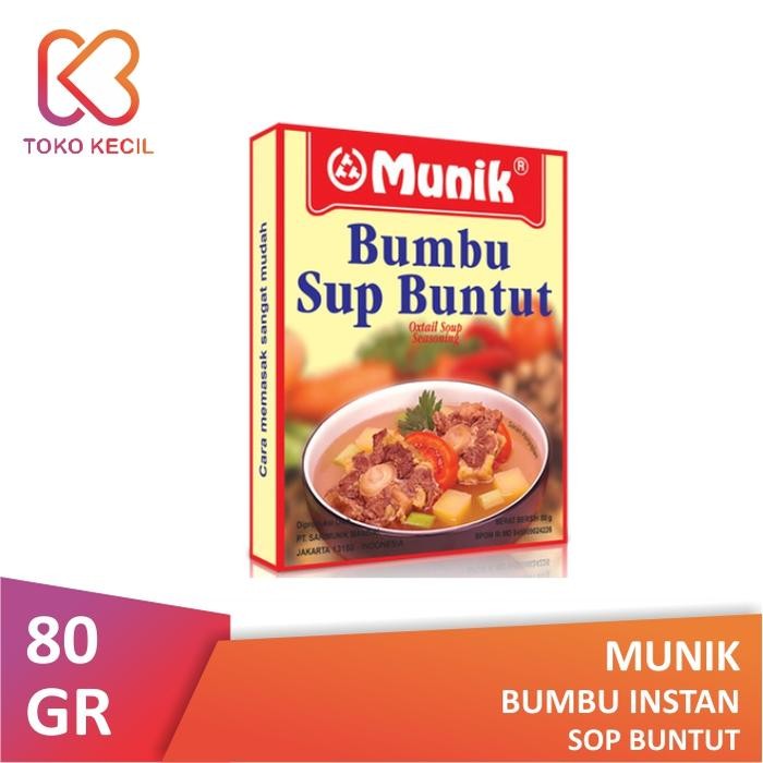 

Stok Baru Munik Bumbu Sop Buntut 80gr